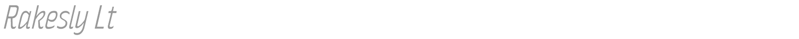 Rakesly font preview
